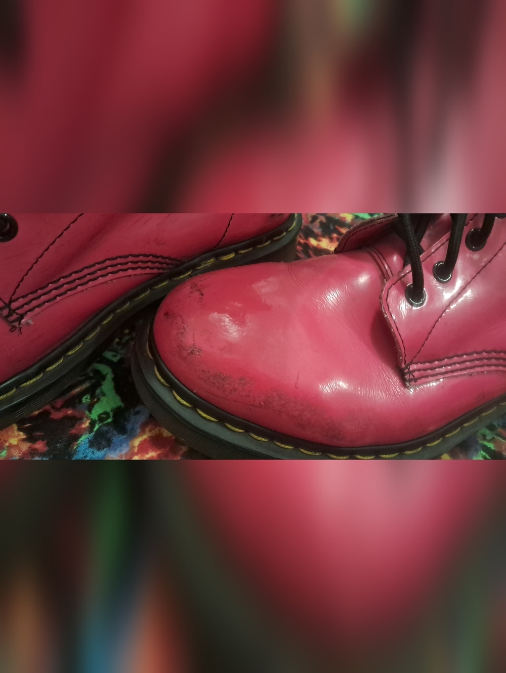 Dr. Martens Vibrant Pink Boots - Picture 6 of 12